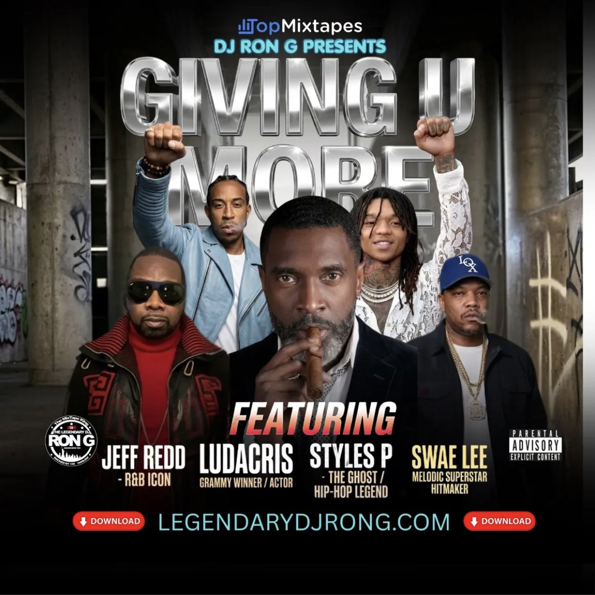 🎧DJ Ron G - Giving U More

Includes:
Jeff Redd - "Feel So Good"
The LOX, Jaheim &amp; Trent Shelton - "Never Change"
AZ feat. Mumu Fresh - "So High2
...and more👑

youtu.be/E3VGQ8Fcj2o