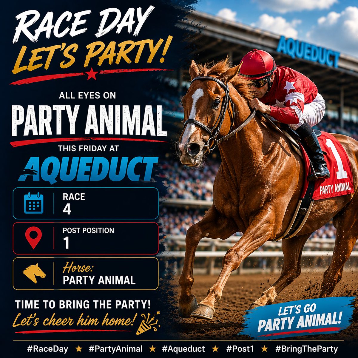 switchingleads's tweet photo. Our Party Animal is racing today!! Second time out! 
#Bushmanthoroughbreds #Partyanimalhorse #showyouoff https://t.co/9wCLCi8QsL