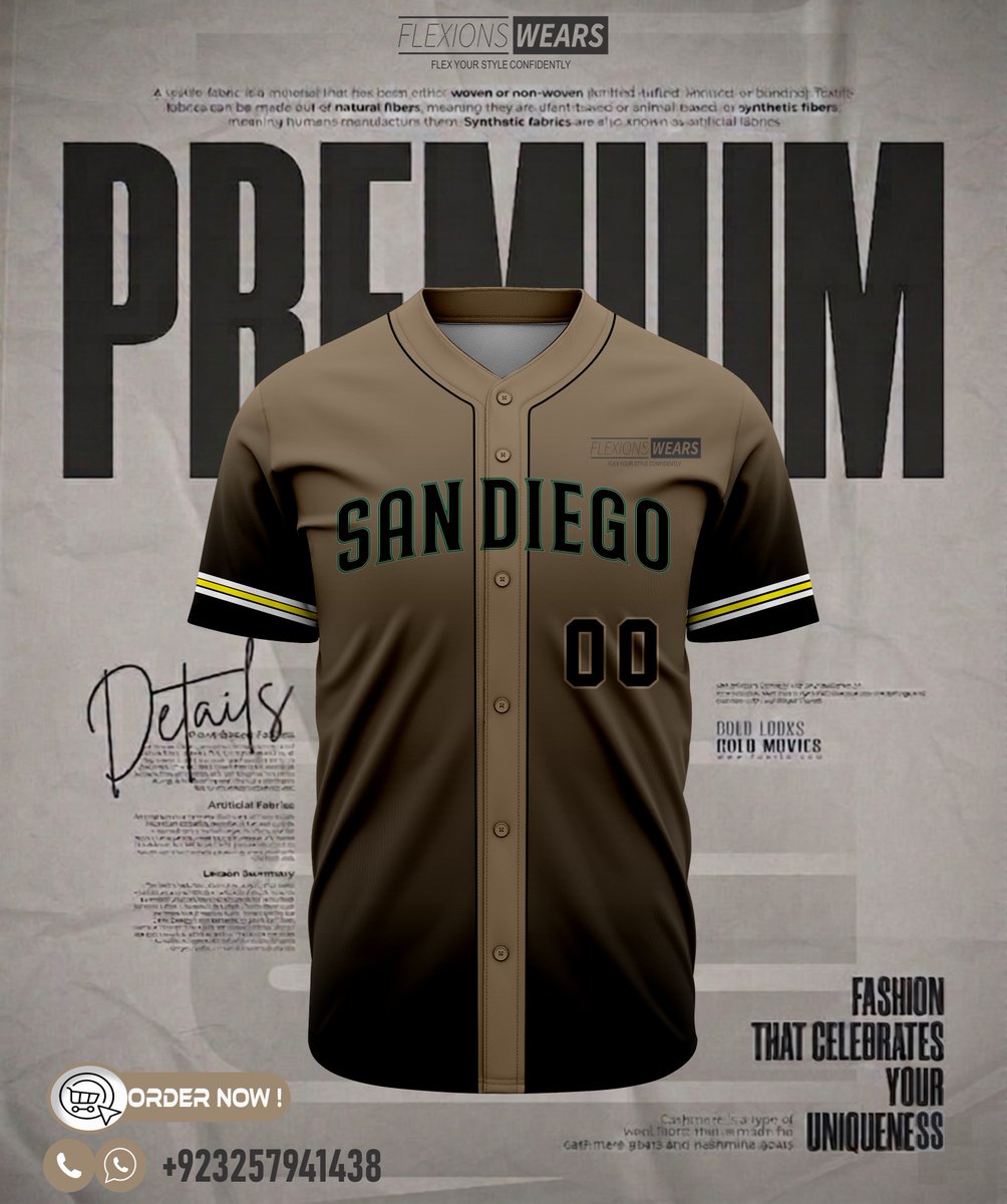 FlexionsWears's tweet image. Why wear someone else’s name?

With our fully customizable premium jerseys, you decide the story — name, number, style.

Make it personal. Make it yours.

Tap now to customize your jersey.

#CustomMade #PersonalStyle #CreateYourStyle #MenswearUSA #StreetwearCulture #JerseyStyle