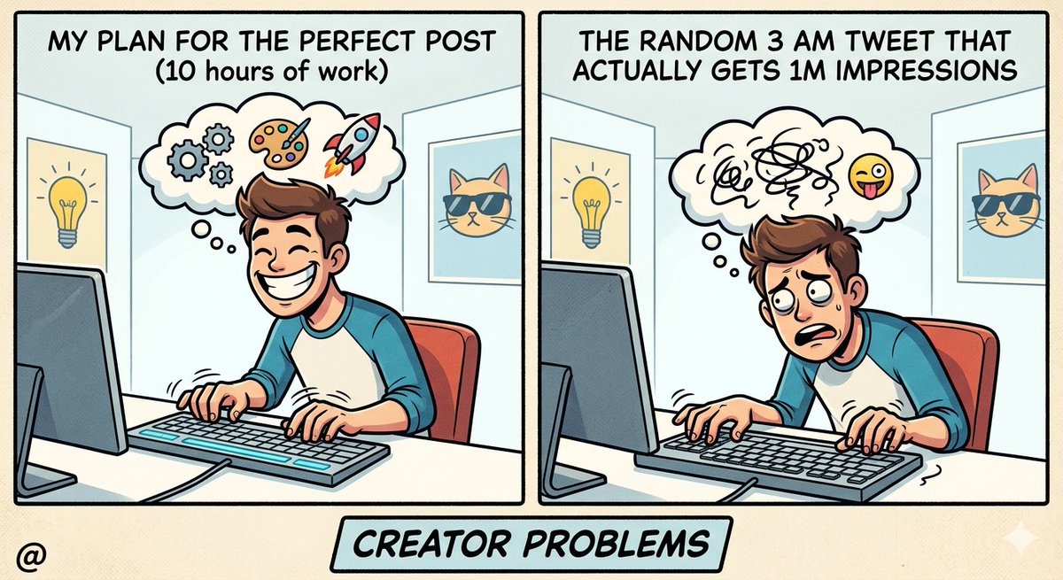 Ibrahim_Diop99's tweet image. L'algorithme de X, c'est une science exacte... ou pas du tout. 😂

Les Threads de 10h vs La pensée magique de 3h du matin.

Soyez honnêtes : c’est quel type de post qui a fait exploser vos stats pour la première fois ? 👇

#CreatorProblems #XGrowth #Monétisation