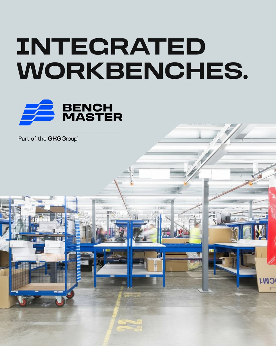 bench_master's tweet photo. Everything in its place, exactly where you need it ➡️ Our integrated Packing Workbenches bring scales, screens, lighting, and more together, reducing unnecessary movement and keeping your workflow sharp.

Design your setup in minutes: https://t.co/iiAKHZ6ZL5

#PackingSolutions https://t.co/ml7QNY4kNb
