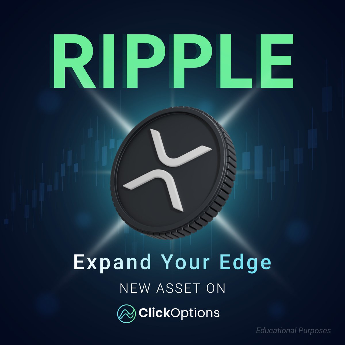 clickoptions_ai's tweet photo. RIPPLE just dropped on ClickOptions.

More assets. More ways to play the market.

Time to expand your edge with https://t.co/1ph4LnRPKg

#clickoptions #clickoptionsai #crypto #ripple #xrpripple #xrp https://t.co/T0EuBA3z4X