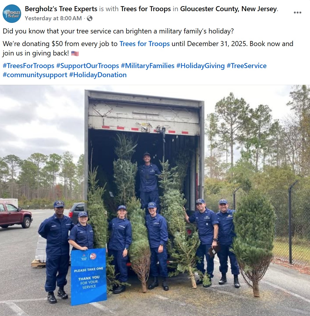 Trees for Troops tweet media