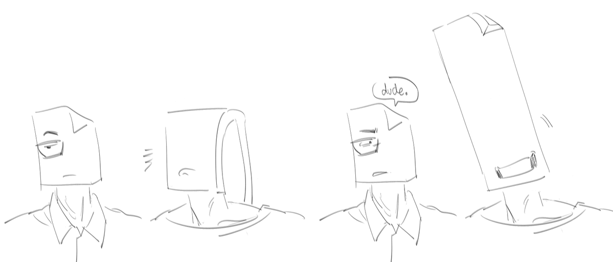 dude i LOVE this guy heres him with my oc #puzzleheads #oc