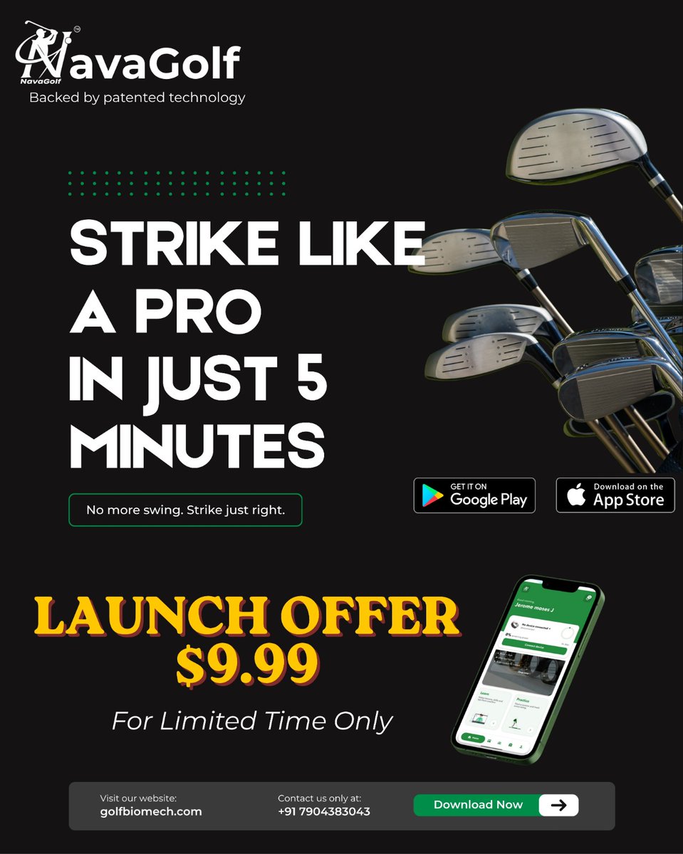 GolfBioMech_'s tweet photo. @USAndChennai @iitmadras Sir, would you please guide us on entering the US market? We strongly believe that our patented innovative technology will have a tremendous positive impact in the golf industry globally.

If you have 30 mins of time to spend with us we would love to give you a session anywhere. https://t.co/4mrWrOwwW3