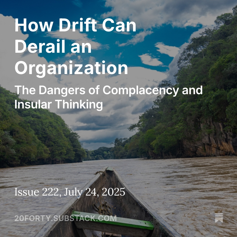 novakkevin's tweet image. 70% of transformations fail—not because of strategy or tech, but because leaders ignore the human factor.
Learn about the 6 drift triggers and find out which one is killing your organization? Read Issue 222
#Strategy #Transformation #ExecutiveInsights
hubs.ly/Q049tCwv0