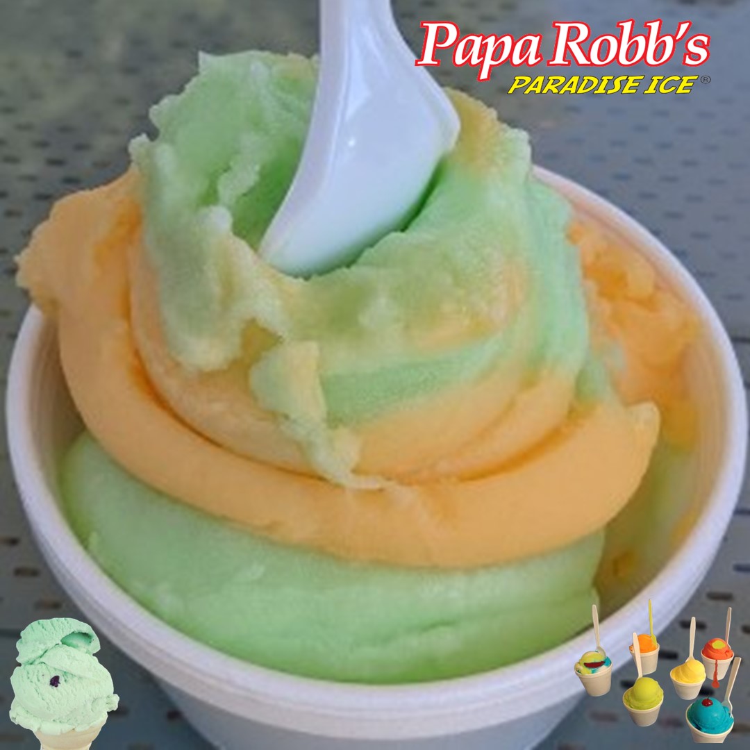 Good Morning Concord. It's Friday. Hope to see you this weekend. 
12 till 9pm. 3700 Poplar Tent Road at Eva Drive, Concord, NC 
#PapaRobbs #IceCream #Playground #ConcordNC #PapaRobbsParadiseIce #BananaSplit