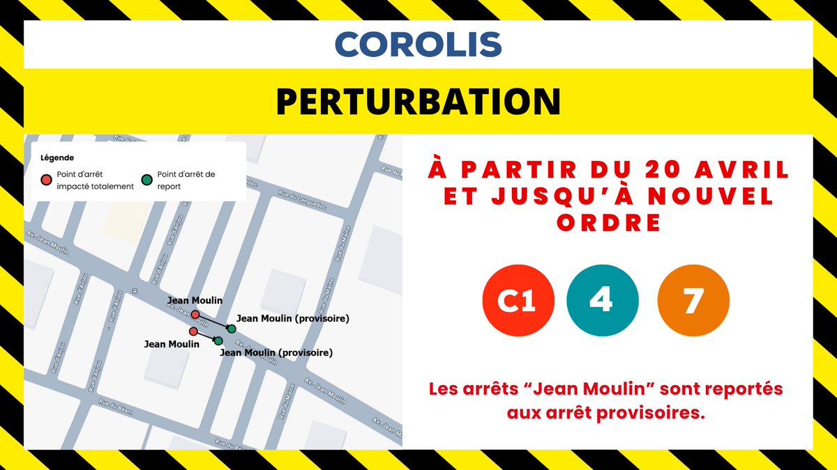 Corolis Infos Trafic tweet media