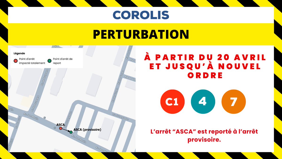 Corolis Infos Trafic tweet media