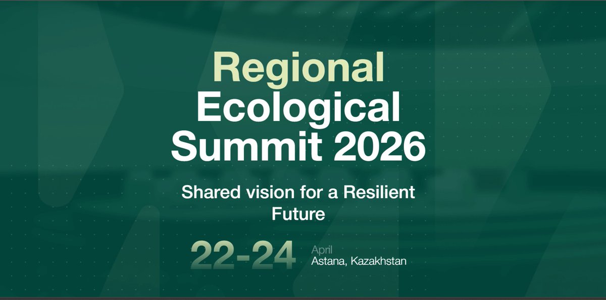 UNECE's tweet image. 🇺🇳Countries of #CentralAsia face interconnected #environmental challenges that transcend national borders &amp;amp; require coordinated regional responses. @RES_2026 @UNECE will advance joint actions for long-term sustainability via multi-stakeholder engagements⏩bit.ly/4vIrYUb