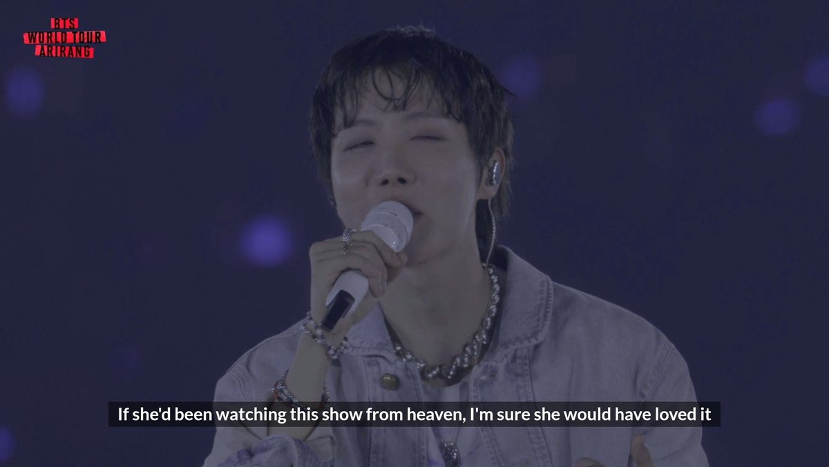 🐿️ if she'd been watching this show from heaven. Im sure she would have love it 

Sending hugs to hobi 🫂