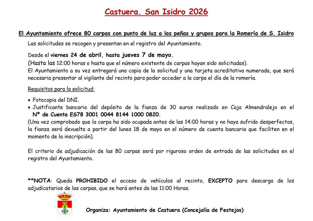 Ayto. Castuera tweet media