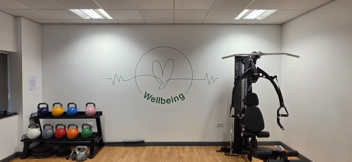 Gym wall graphic installed this morning in Newcastle. 💪🤸‍♂️🏋