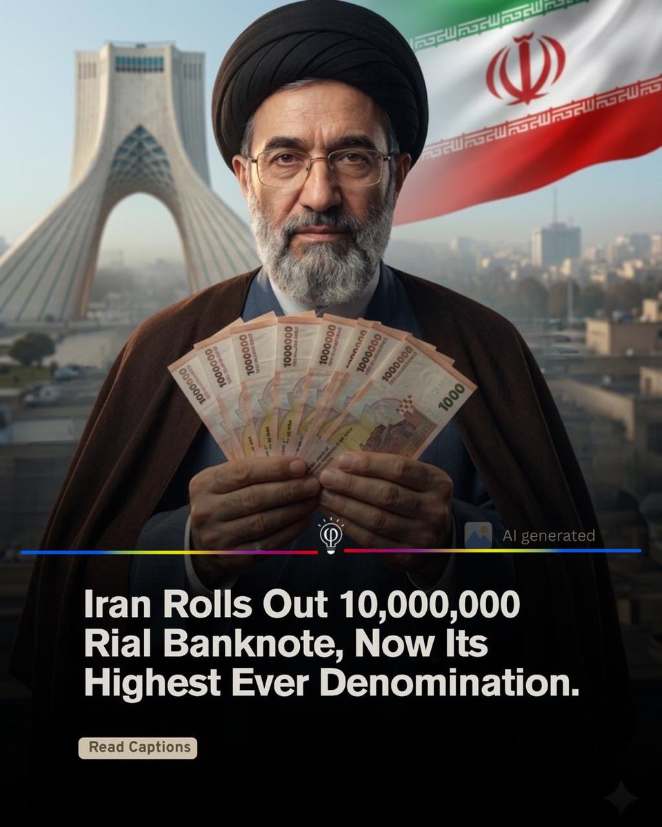 Iran has introduced its highest denomination banknote, the 10,000,000 ...