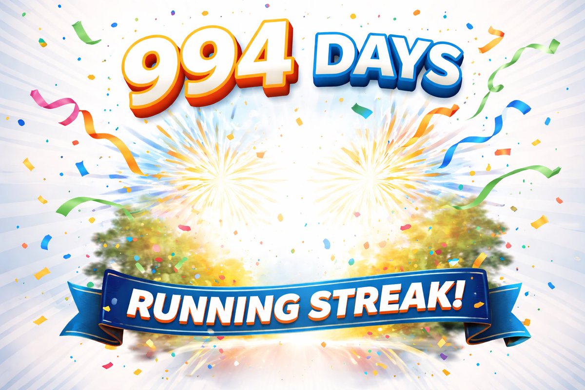 bigmattpaulsen's tweet image. Hello Friday!! Who doesn’t love Fridays??!! It’s also run streak day 994! Up at 4:30-out by 5:00 am. 3.17 miles! Kind of sluggish today. Felt like I was carrying bricks! 😆 but, it’s done! Have a great day all! Gym later🤔👊#justkeepmoving #inspire #thisis61 #missbella #brooks