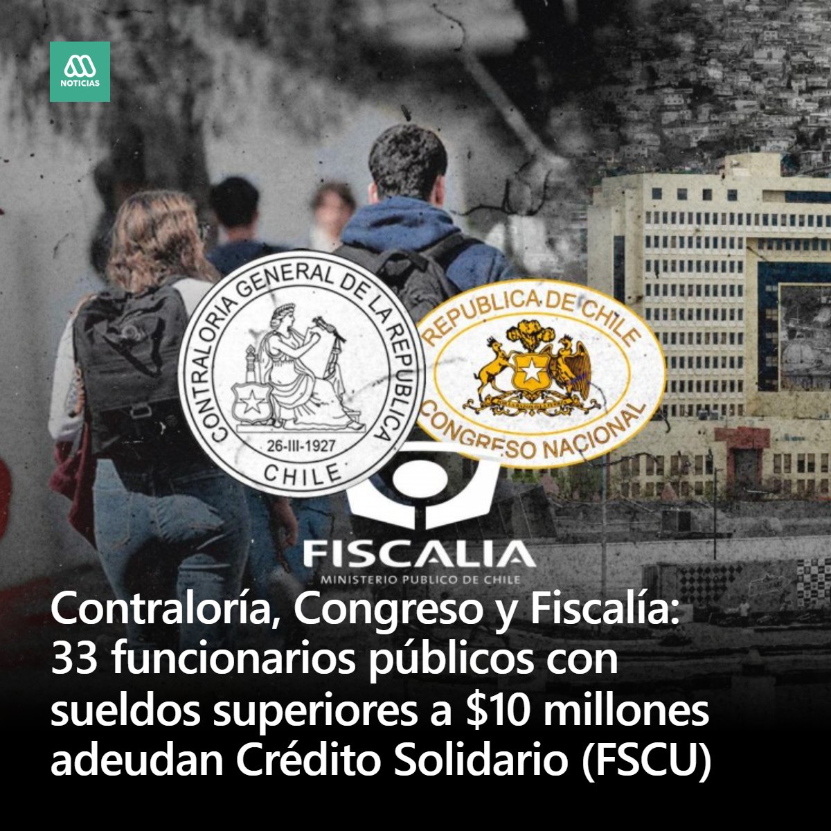 Mega Investiga revisó el listado de deudores del Fondo Solidario de Crédito Universitario, donde figuran aproximadamente 17 mil funcionarios públicos ➡️ mrf.lu/Ht0X
