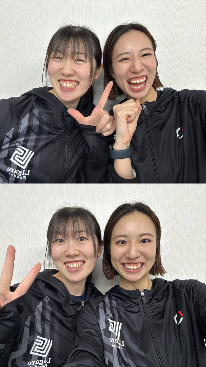 リハビリ組☀️
#リガーレ仙台 #バレーボール #伊藤摩耶 #鈴木音 #リハビリ