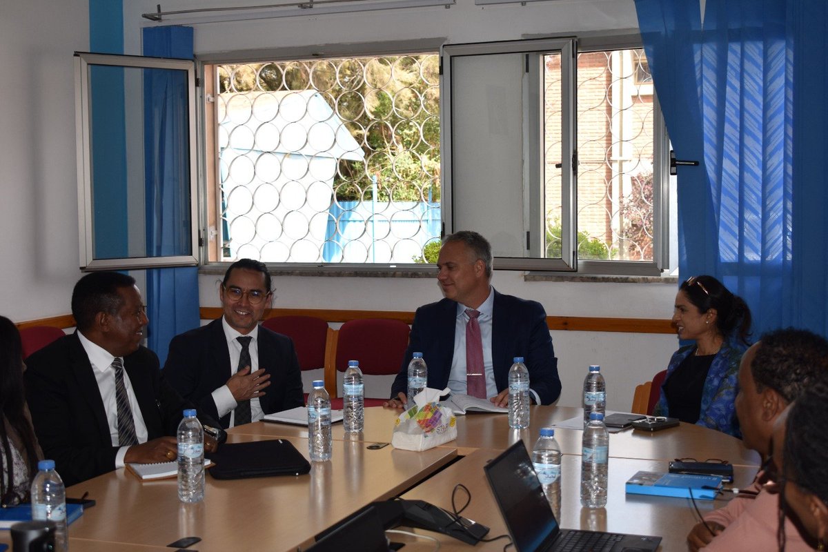 UNinEritrea's tweet image. In Asmara, @UNinEritrea met with Canada’s Ambassador-designate to share insights on UN programmes and partnerships, and to explore strengthened collaboration in support of Eritrea’s national development priorities. #Eritrea #partnerships