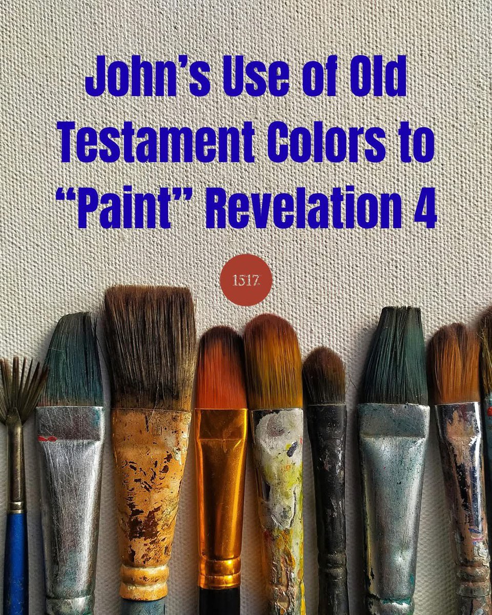 birdchadlouis's tweet photo. In Revelation 4, John describes his heavenly vision, but he does not invent new language and imagery to do so. Instead, he dips his paintbrush into the colors of the Old Testament.

In fact, almost every verse of Revelation 4 echoes, reflects, or draws directly from earlier biblical texts.

When John sees a throne set in heaven (Rev. 4:2), he is standing in the same place as Isaiah (Isa. 6:1), Ezekiel (Ezek. 1:26–28), Daniel (Dan. 7:9), and Micaiah (1 Kings 22:19). Like them, he is being shown the heavenly court where God reigns and from which he rules the world.

Ezekiel’s vision especially serves as a template for John’s description. The radiant throne, the gleaming appearance of precious stones (Rev. 4:3; cf. Ezek. 1:26–28; Exod. 24:10), and the crystal-like expanse before the throne (Rev. 4:6; cf. Ezek. 1:22) all echo Ezekiel.

Other Old Testament scenes are woven in as well. The rainbow around the throne (Rev. 4:3) recalls both Ezekiel’s vision of divine glory (Ezek. 1:28) and the post-flood sign in Genesis (Gen. 9:13). The lightning, thunder, and voices (Rev. 4:5) reflect Sinai, where God revealed himself in fire and power (Exod. 19:16). The seven lamps (Rev. 4:5) echo Zechariah’s vision (Zech. 4:2–6), symbolizing the Spirit of the Lord, whom Isaiah also describes in sevenfold fullness (Isa. 11:2).

The living creatures are likewise rooted in earlier Scripture. They combine the cherubim of Ezekiel (Ezek. 1:5–10; 10:12–15) with the seraphim of Isaiah (Isa. 6:2–3). Their six wings and their unending cry, “Holy, holy, holy” (Rev. 4:8), come straight from Isaiah’s temple vision (Isa. 6:3).

Finally, the worship of the one seated on the throne (Rev. 4:9–11) reflects a long tradition of heavenly praise scenes (Isa. 6:1; Dan. 7:9–10; Ps. 47:8), while the language of God’s eternal life echoes Daniel (Dan. 4:34; 12:7).

So did John see in a vision what he describes in Revelation 4? Yes. And to describe that vision, in all its parts, he used words and images deeply rooted in the Bible itself.

This chapter alone serves as a powerful reminder of how absolutely crucial it is to know the Old Testament if we are to read and understand Revelation.
