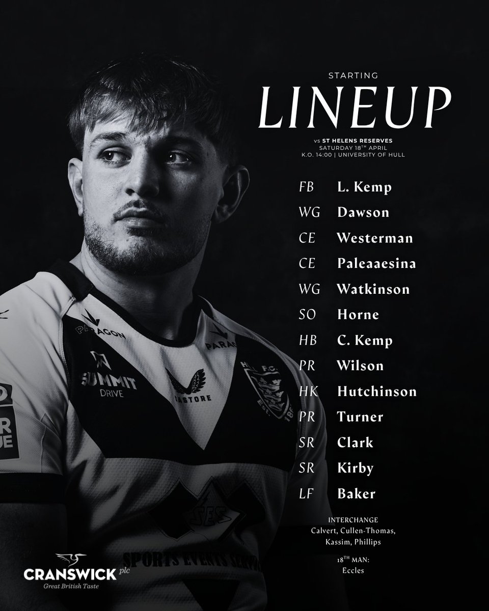 hullfcofficial's tweet photo. Our Reserves team news is confirmed 📋🔒

⚫️⚪️ #COYH https://t.co/V8yFoMQJby