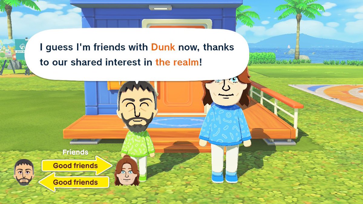 queen myriah come get your kid he's bothering people about the realm