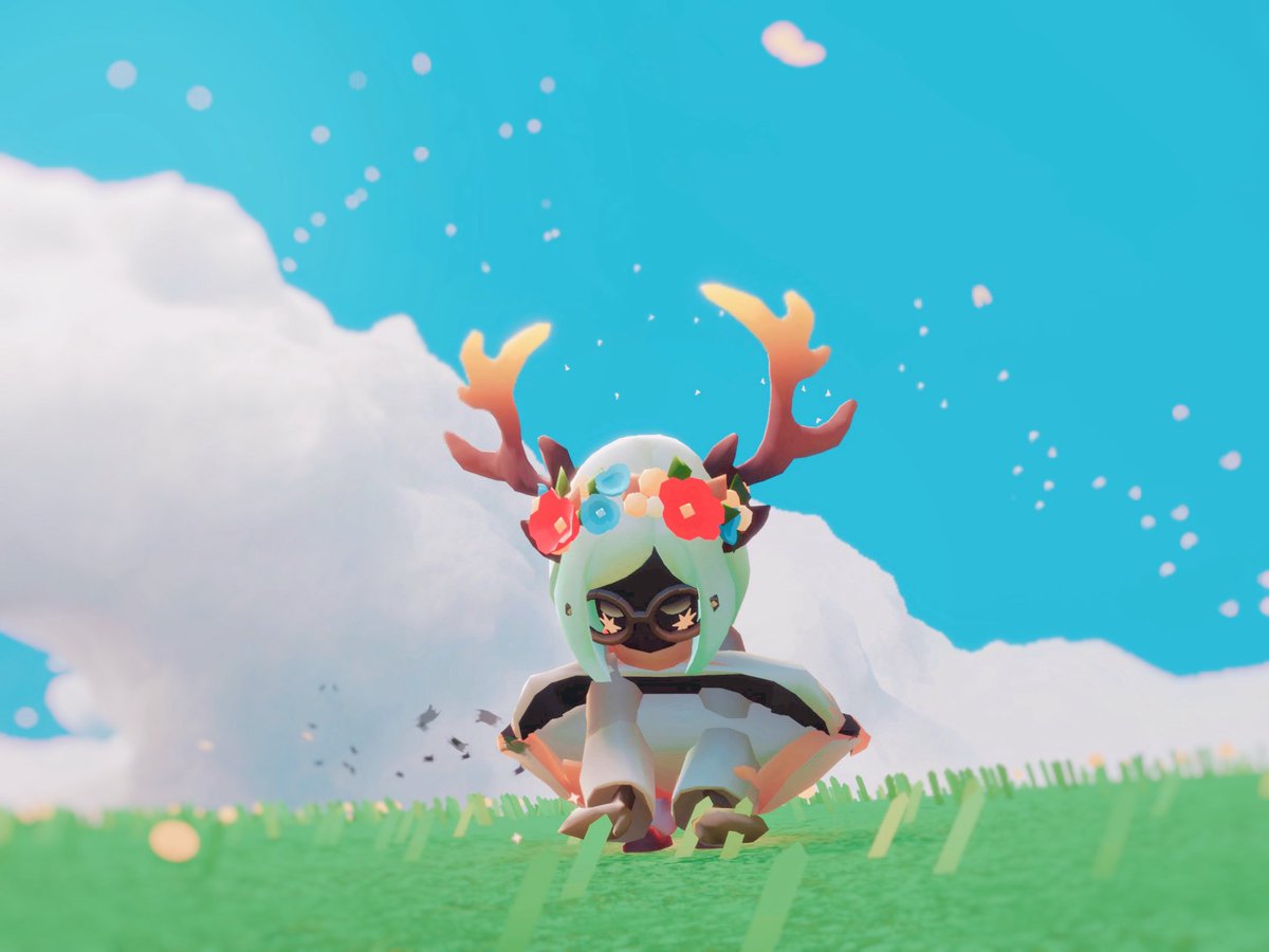 ひさびさにINして来ました.ᐟ.ᐟ
やっぱり空は綺麗
今季は走るので見かけたらぜひ遊んでください~😽