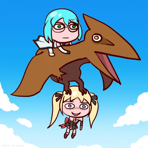 たのしい過去絵 今日は恐竜の日らしいですよ