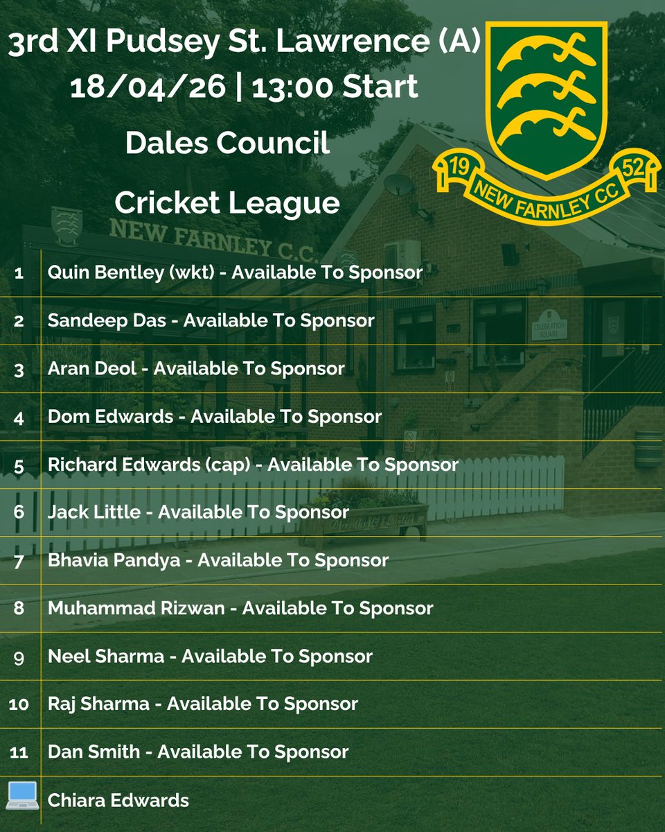 New Farnley CC tweet media