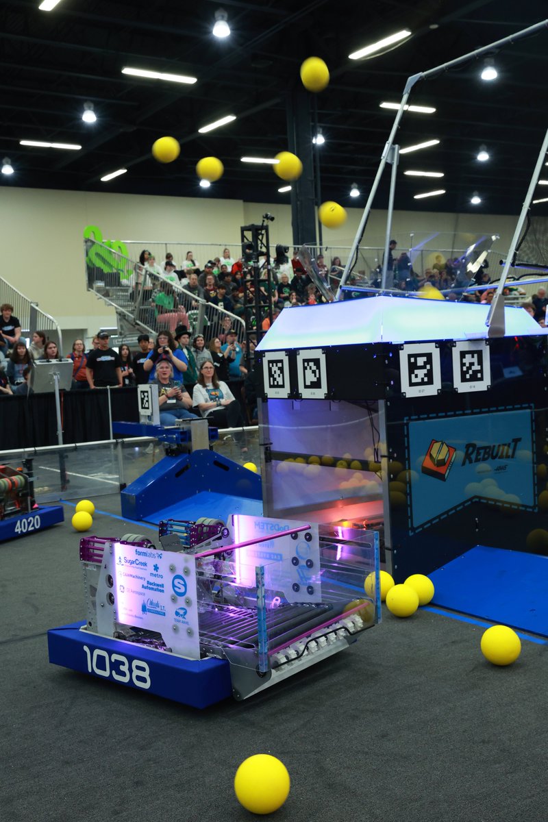 LakotaRobotics's tweet image. Here’s our robot out on the field in all its glory—what a beauty! 🤖✨

So much hard work, creativity, and dedication went into bringing this machine to life, and we couldn’t be more proud to see it in action.

#FRC #FIRSTRobotics #MoreThanRobots #lakotarobotics #omgrobots