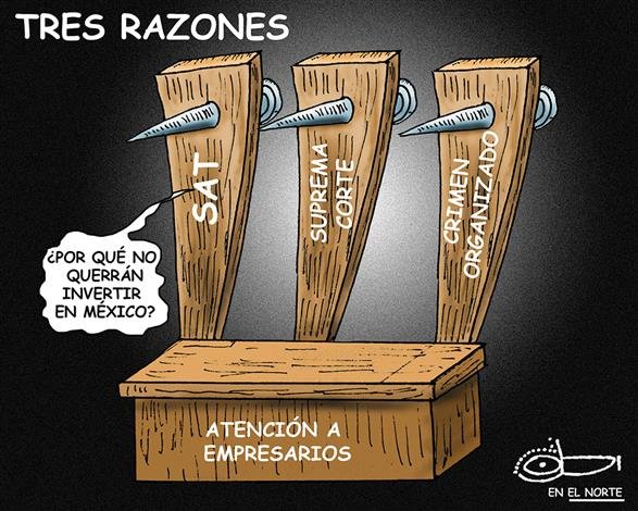 Tres razones
<a href="/elnorte/">EL NORTE</a> 
@reforma