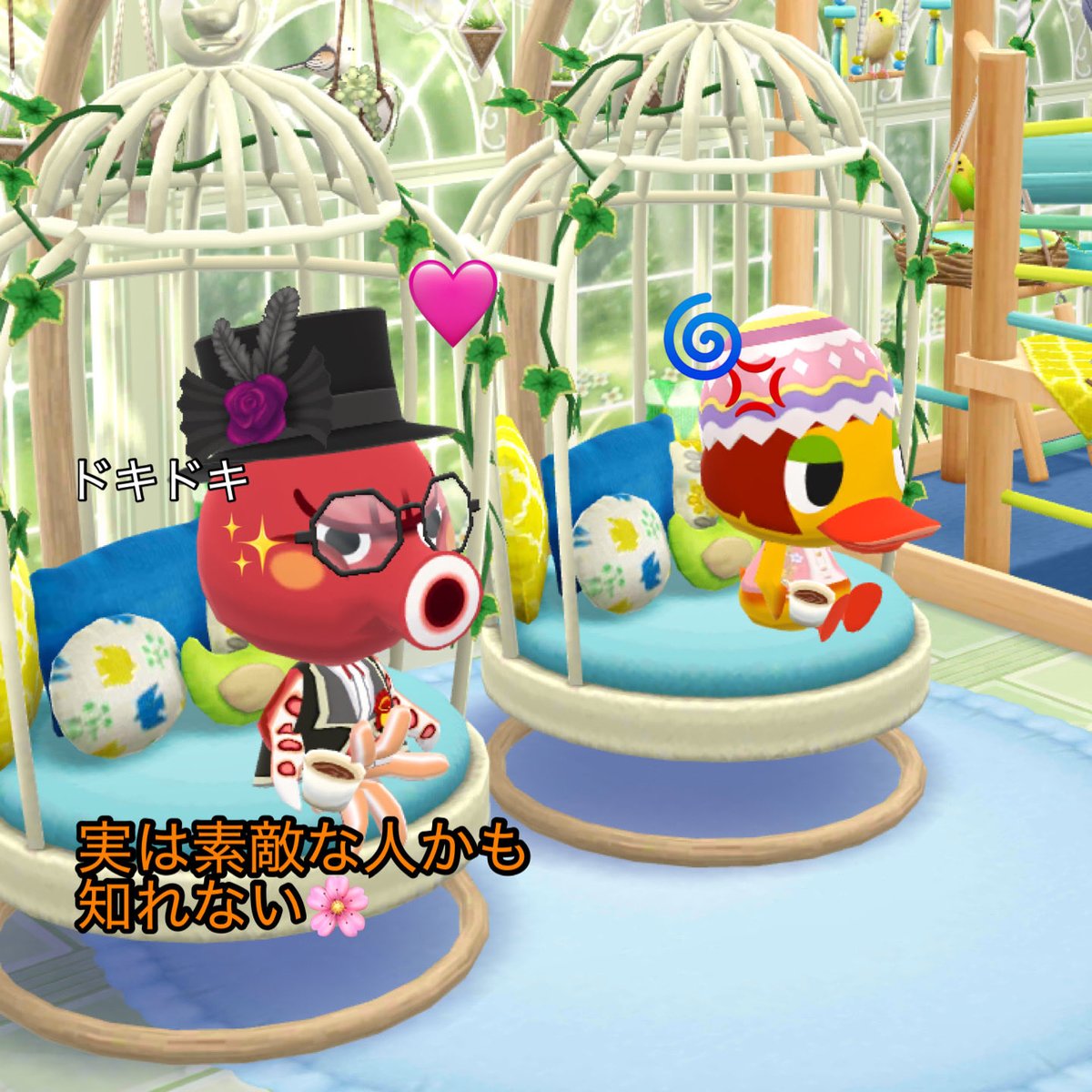 It08ZuhNAAdZTxm's tweet image. 新しい総代表になってキチンと組織図を作るので決めない訳に…💦🐙お
あーもーじれったいわね！🪿

3人でジャンケンして負けた人がやんなさい、ほら早く！🪿
は、はい💦🐙ヤ・ギ・ナ

えー😱💦🐙ヤ
さすがヌーちん❣️仕事早っ🦆

師匠とお呼びしてもいいですか？✨🐙お
やだキモい🪿

完
#ポケ森 #acpc