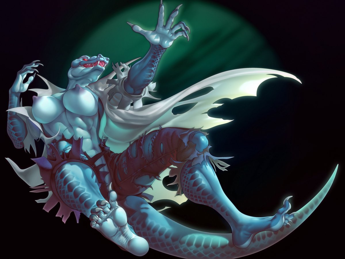 LairFantasy's tweet photo. Fall of The Lizard Queen 
Great Commission that ive got from My Pal and Artist -  Yuyaly
#lizard
#lizardgirl
#lizardqueen
#scalie
#anthro https://t.co/BfFjBJireg