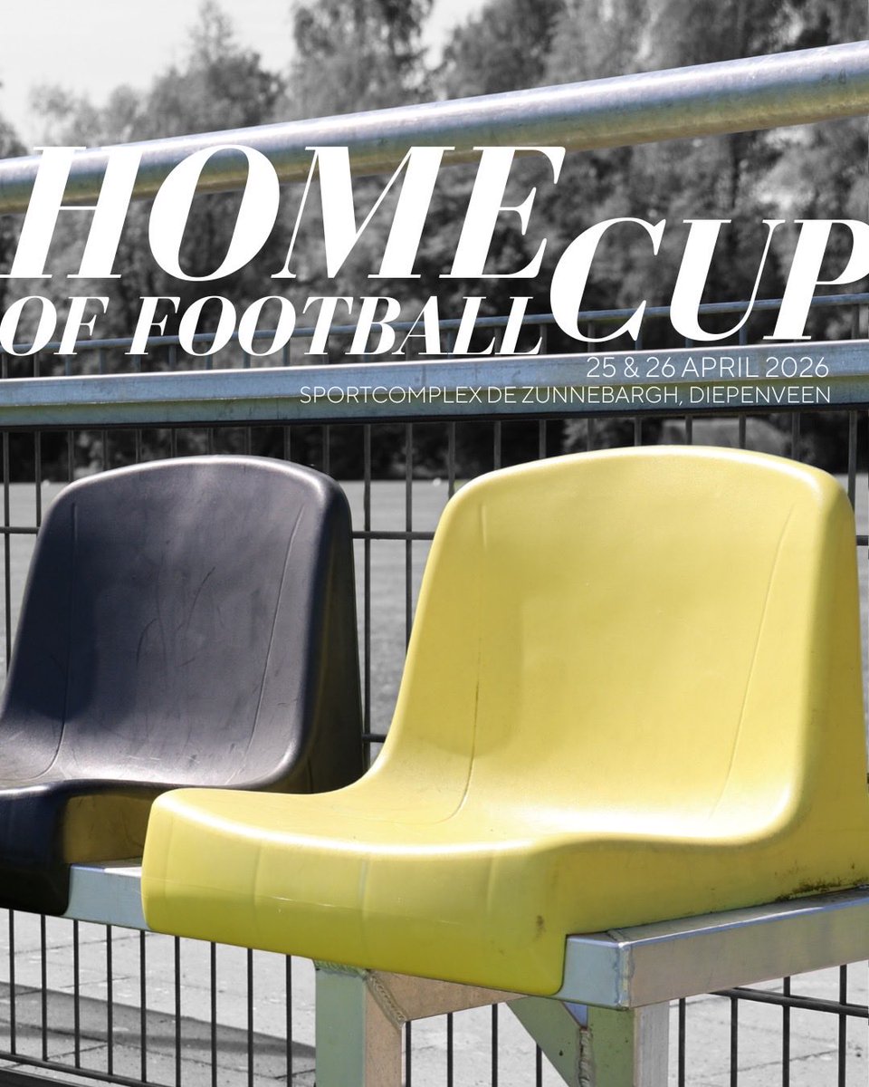 kowetjeugd's tweet photo. 🏆 𝐇𝐨𝐦𝐞 𝐨𝐟 𝐅𝐨𝐨𝐭𝐛𝐚𝐥𝐥 𝐂𝐮𝐩 
⚽ Op 25 &amp; 26 april vindt de derde editie van de Home of Football Cup plaats. Sportcomplex De Zunnebargh vormt het decor voor twee dagen voetbalspektakel. De opening is om 09.15 uur en de entree is gratis.

#waartalentenvleugelskrijgen https://t.co/z2MC7CCbKT