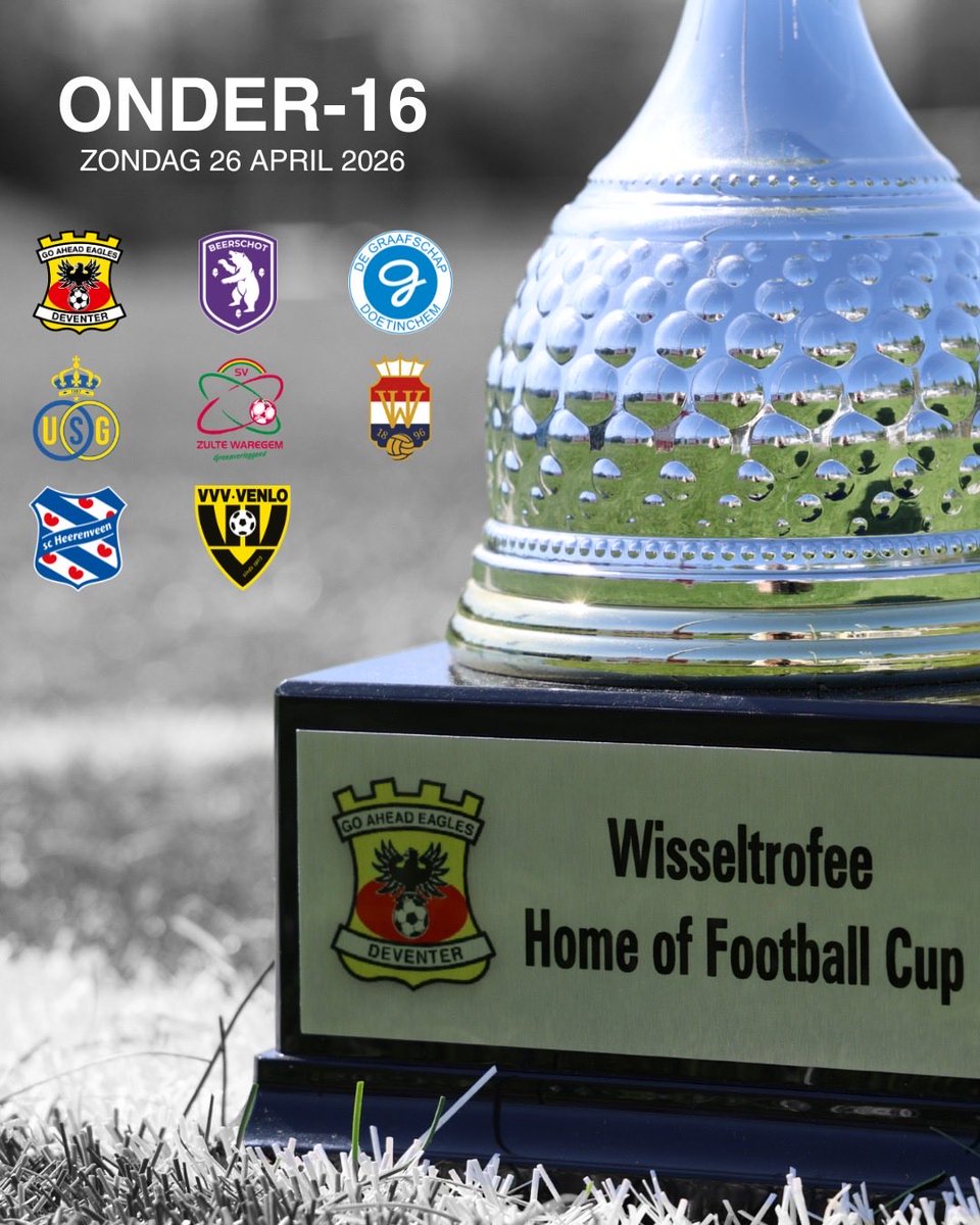 kowetjeugd's tweet photo. 🏆 𝐇𝐨𝐦𝐞 𝐨𝐟 𝐅𝐨𝐨𝐭𝐛𝐚𝐥𝐥 𝐂𝐮𝐩 
⚽ Op 25 &amp; 26 april vindt de derde editie van de Home of Football Cup plaats. Sportcomplex De Zunnebargh vormt het decor voor twee dagen voetbalspektakel. De opening is om 09.15 uur en de entree is gratis.

#waartalentenvleugelskrijgen https://t.co/z2MC7CCbKT