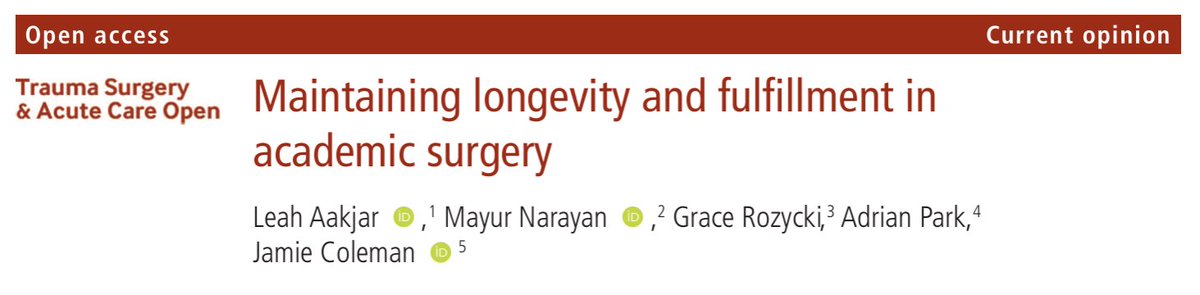 Trauma Surgery & Acute Care Open (TSACO) tweet media