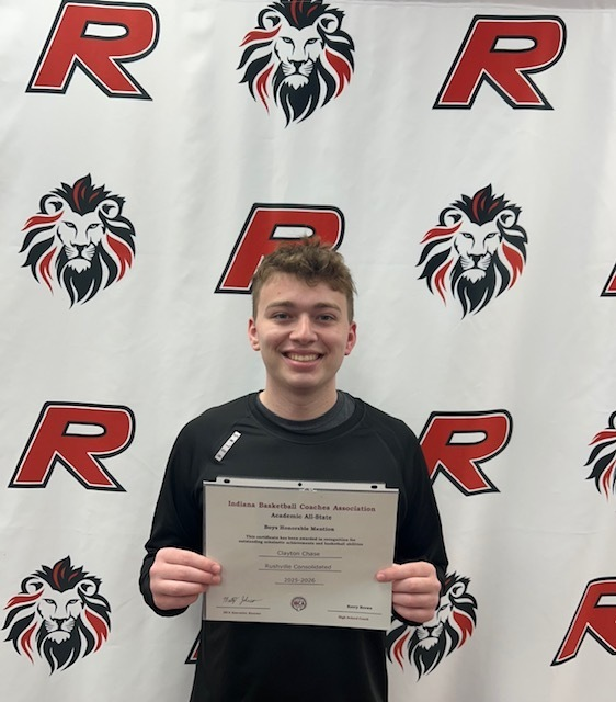 RushvilleHigh's tweet photo. RCHS Athletics: Seniors Liam Gurley and Clayton Chase received IBCA Academic Allstate Honorable Mention for Boys Basketball! Congratulations! https://t.co/YH0crywmP9