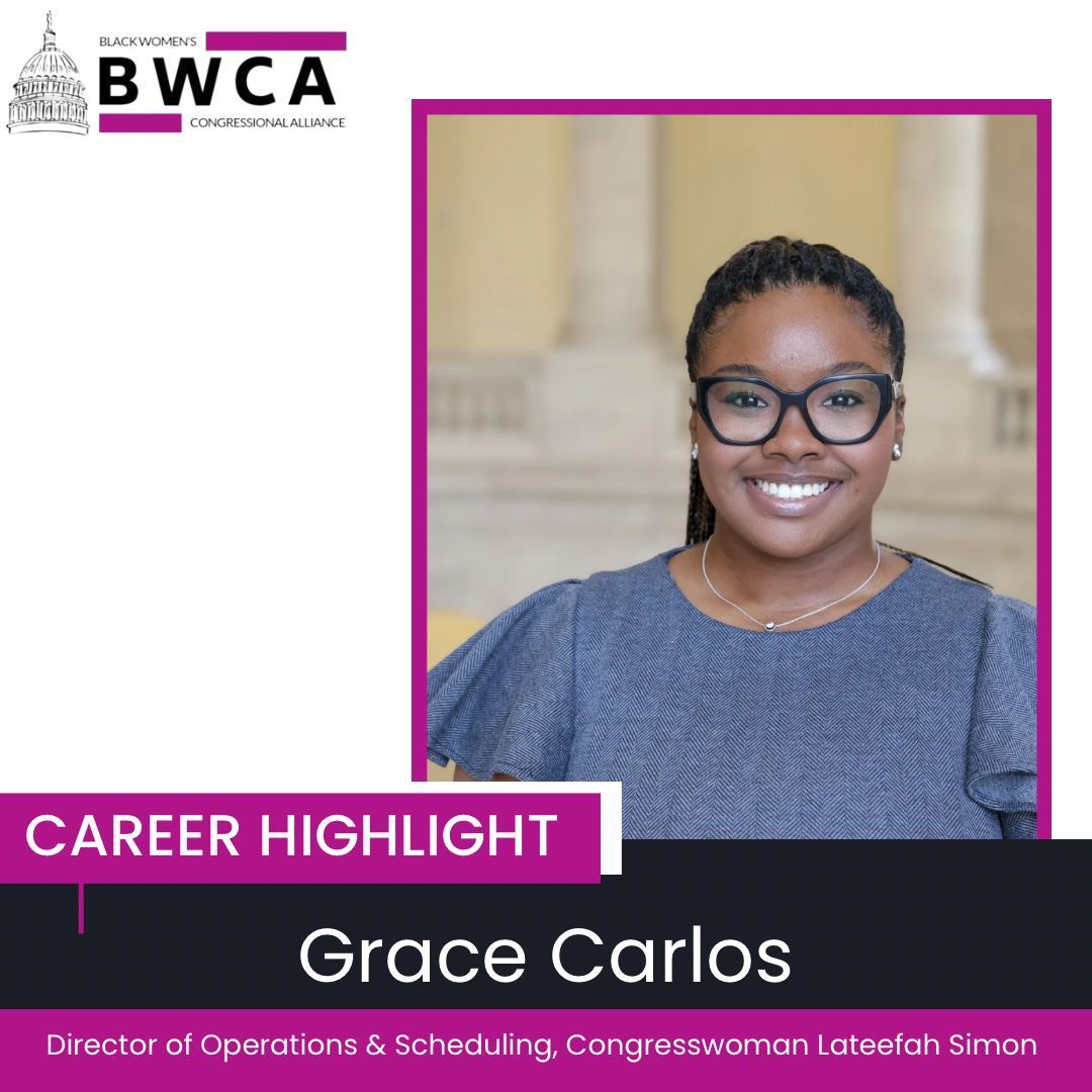 BWCADC's tweet photo. Congratulations to Grace Carlos on her new role as Director of Operations &amp; Scheduling for Congresswoman Lateefah Simon.

Grace previously served as a Scheduler for Congressman Jimmy Gomez.

We're wishing her continued success in this next chapter! https://t.co/CL6vWXdXr1