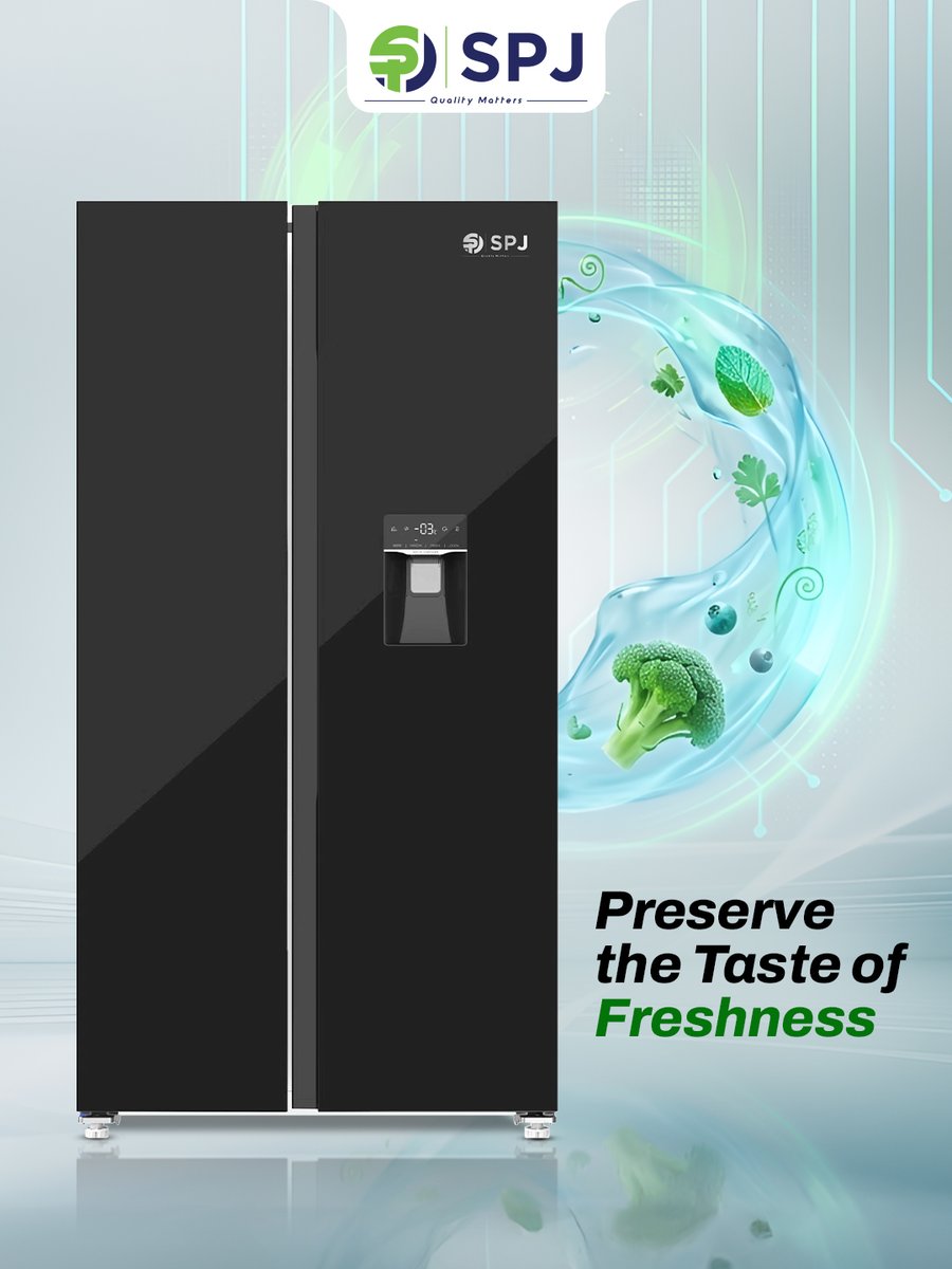 Why settle for ordinary when you can experience premium freshness?

Upgrade your kitchen with the ultimate statement piece. 🍏❄️
Sleek, spacious, and designed for the modern home.

#SPJElectronics #ModernKitchen #LuxuryLiving #FreshFood #SideBySide #KitchenDesign #TechHome