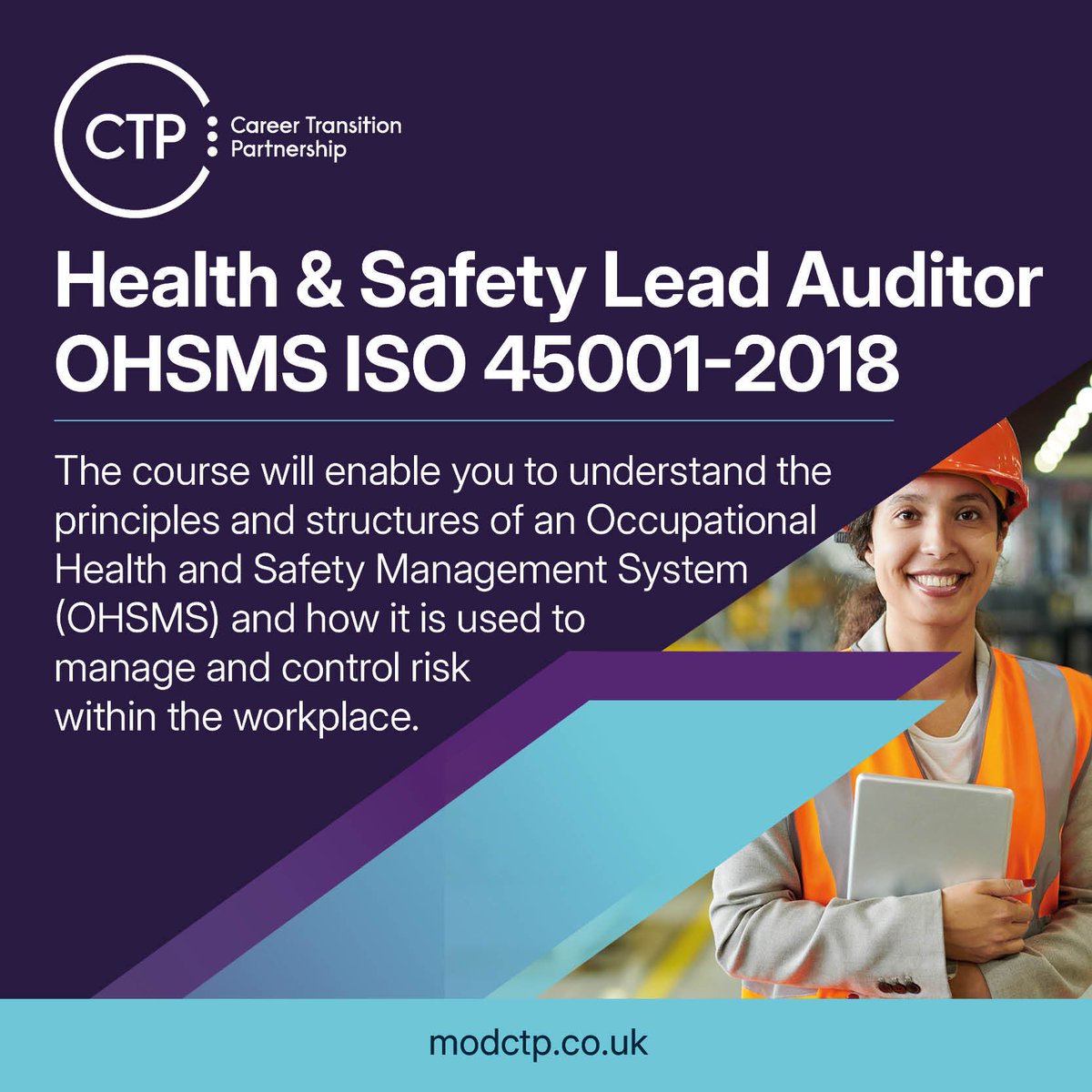 CTPinfo's tweet image. ✔️Ready to gain the knowledge and confidence to successfully 
plan, conduct and follow up Occupational Health &amp;amp; Safety audits?

 📍Plymouth | 📅11 May

Book your place here👉 eu1.hubs.ly/H0tCwLV0

#CTP #CTW #Serviceleaver #Resetlement