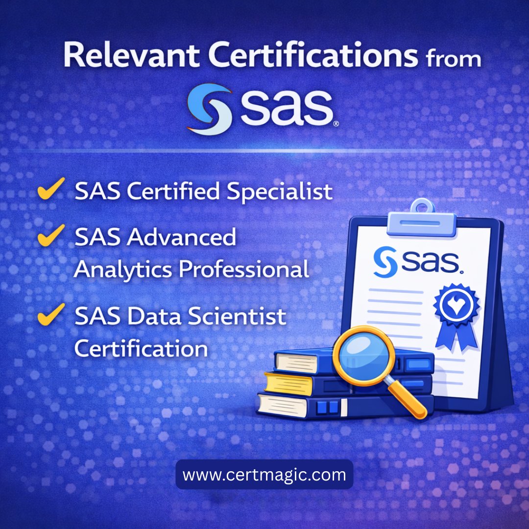 certmagictalks's tweet image. Want to build a strong career in data analytics?
 Start with the right SAS certifications and validate your skills for real-world impact 🚀
From Specialist to Data Scientist—your journey starts here 
url : bitly.cx/yfIjK
#SAS #DataAnalytics #Certifications #DataScience