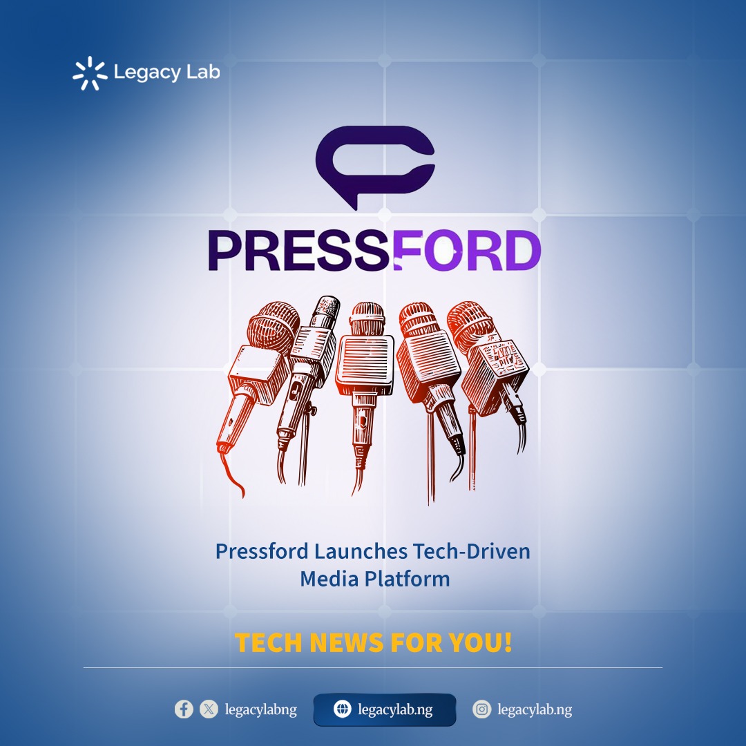 legacylabng's tweet photo. PRESSFORD has officially launched a tech-driven media platform, redefining how stories are told and shared in the digital age.
Innovation meets journalism, and we’re here for it.
https://t.co/VwZzlgE1td

#TechNews #MediaInnovation #Pressford #LegacyLab #DigitalMedia #TechInAfrica https://t.co/ru88xJFK6y
