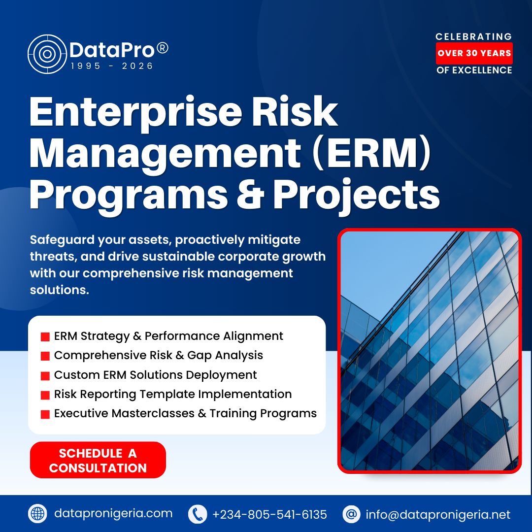 DataproLimited's tweet photo. Does your board have full visibility into your enterprise risk landscape?

Clarity is your best defence. We provide custom ERM frameworks and actionable reporting templates that give leadership the exact insights needed to drive growth safely.
Backed by 30+ years of excellence. https://t.co/aKMXkPAurA