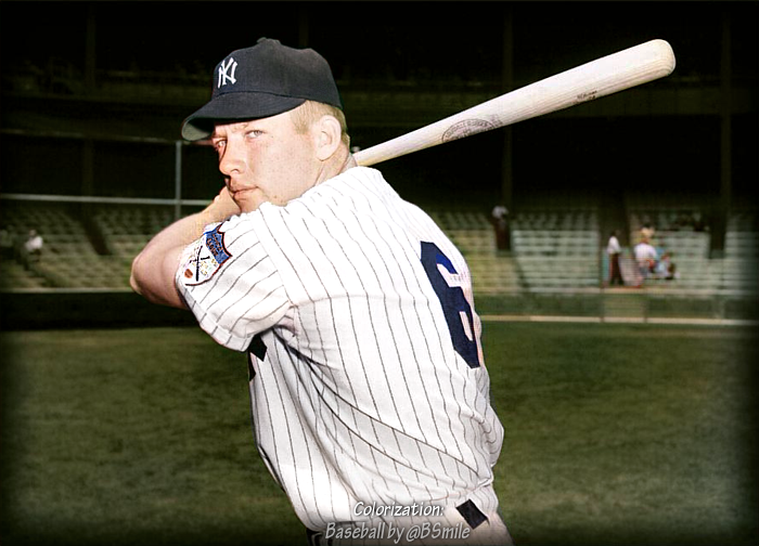 BSmile's tweet image. Today In 1951: Wearing uniform #6, Mickey Mantle makes his major league debut with the New York #Yankees, going 1-for-4 in a win vs. the Boston Red Sox at Yankee Stadium! #MLB #Baseball #History #RepBX