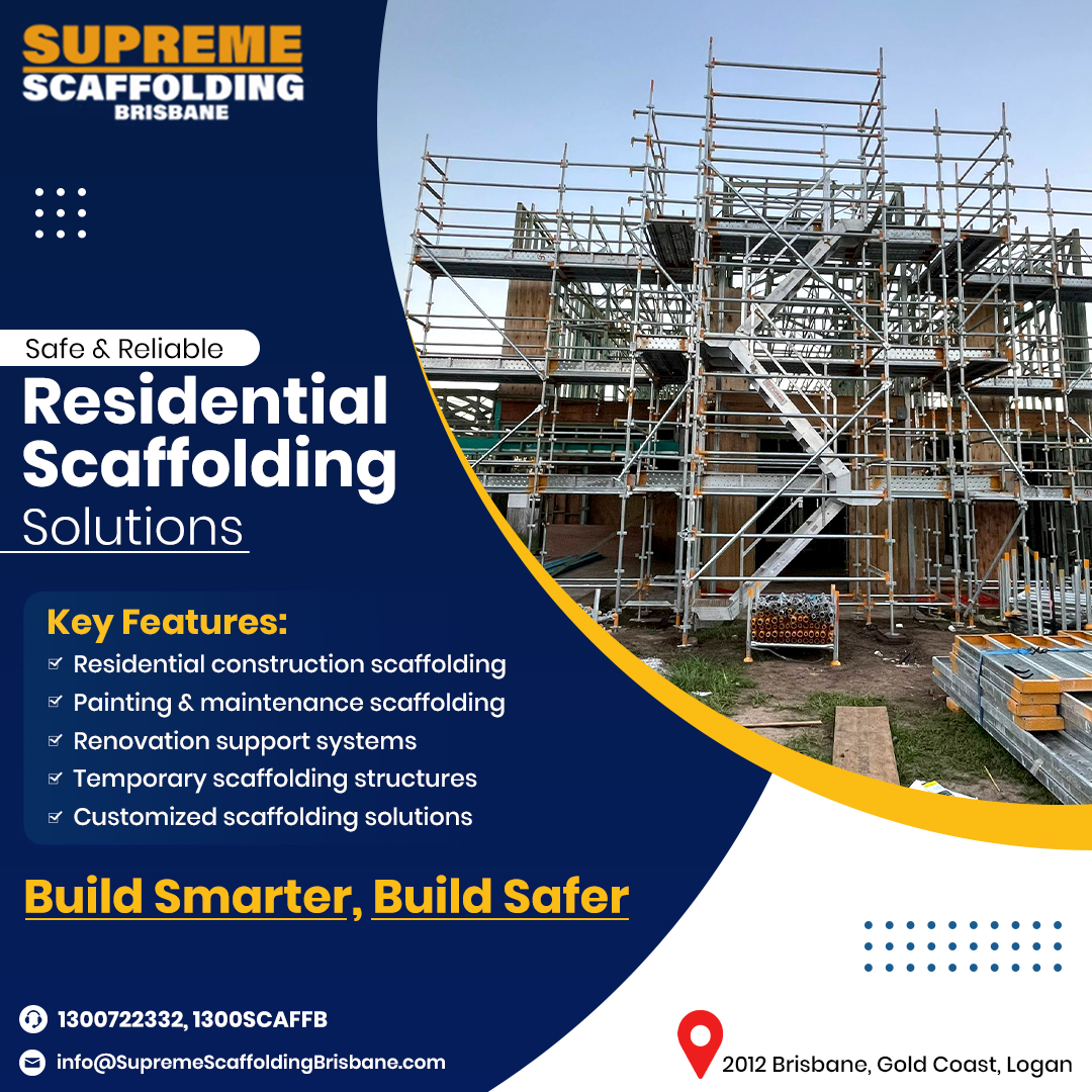 supremescaffold's tweet image. Build with confidence using safe, reliable, and expertly designed residential scaffolding solutions.

📞 1300722332, 1300SCAFFB
📧 info@SupremeScaffoldingBrisbane.com
🌐 supremescaffoldingbrisbane.com.au

#Scaffolding #ResidentialConstruction #BuildingSafety #ConstructionLife
