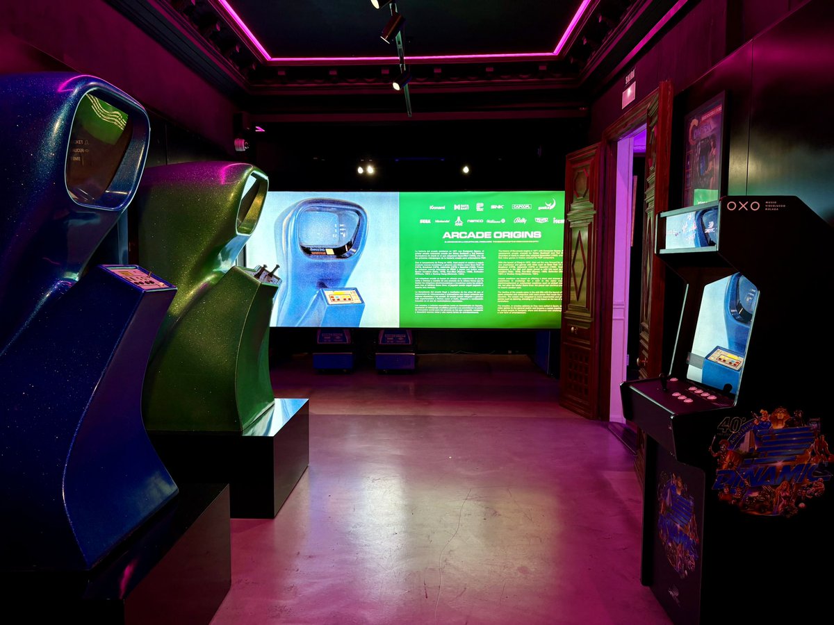 OXOMuseoMadrid's tweet image. Os presentamos ARCADE ORIGINS, una nueva exposición temporal dedicada al nacimiento, la evolución y el legado de las máquinas recreativas.

🏆En ella se muestra por primera vez en España, dos Computer Space totalmente funcionales expuestas al público.

🎟️Entradas en nuestra web.