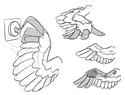 DevianDice's tweet photo. @MaxNoWard @SDJW2016 The pterodactyl already solved this issue. You would have the little and ring fingers control the wing, it opens when flexed and folds when bent inwards.  Add long feathers at the knuckles to obscure the thumb, middle and index fingers them from above. https://t.co/UdvnavTUYF