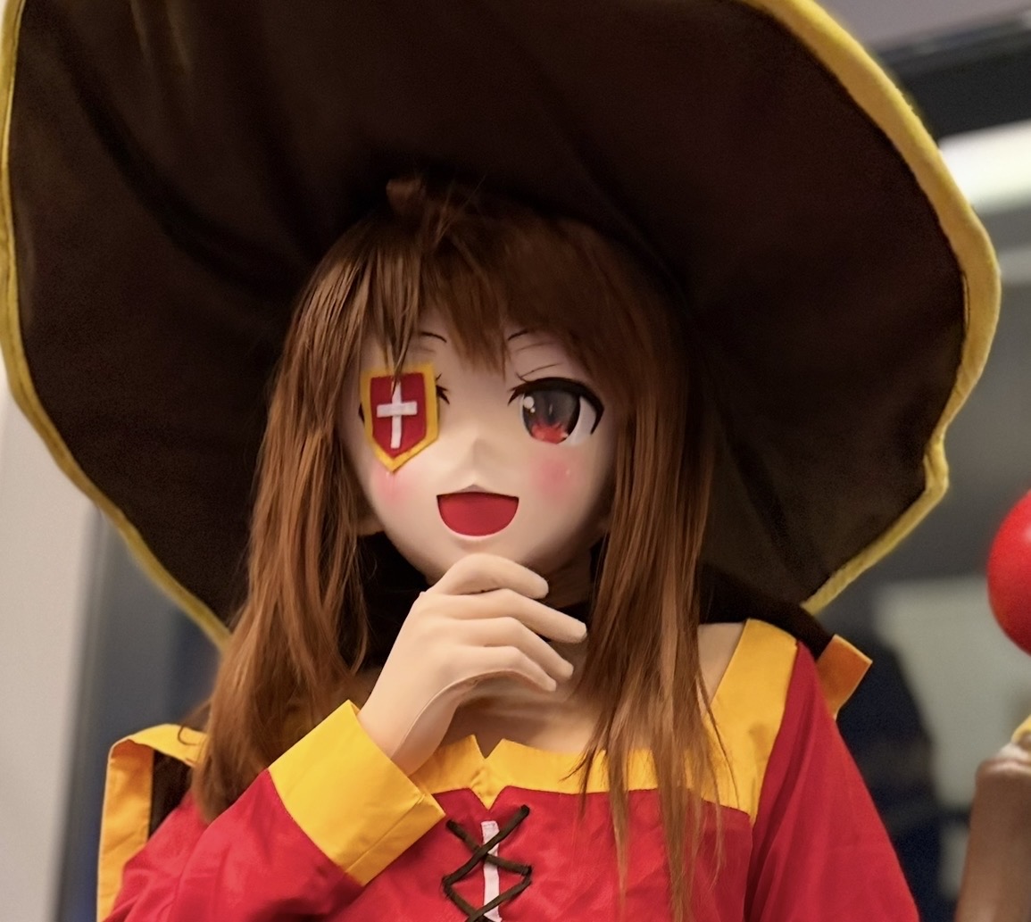 Maid_Kigu's tweet image. What diabolical thoughts you think she’s thinking?? 😨💥

#kigurumi #着ぐるみ #konosuba