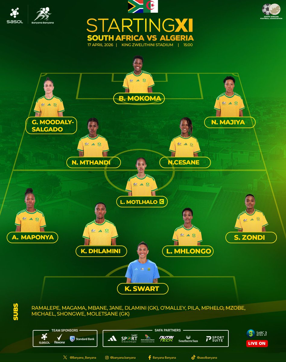 Sasol Banyana Banyana tweet media