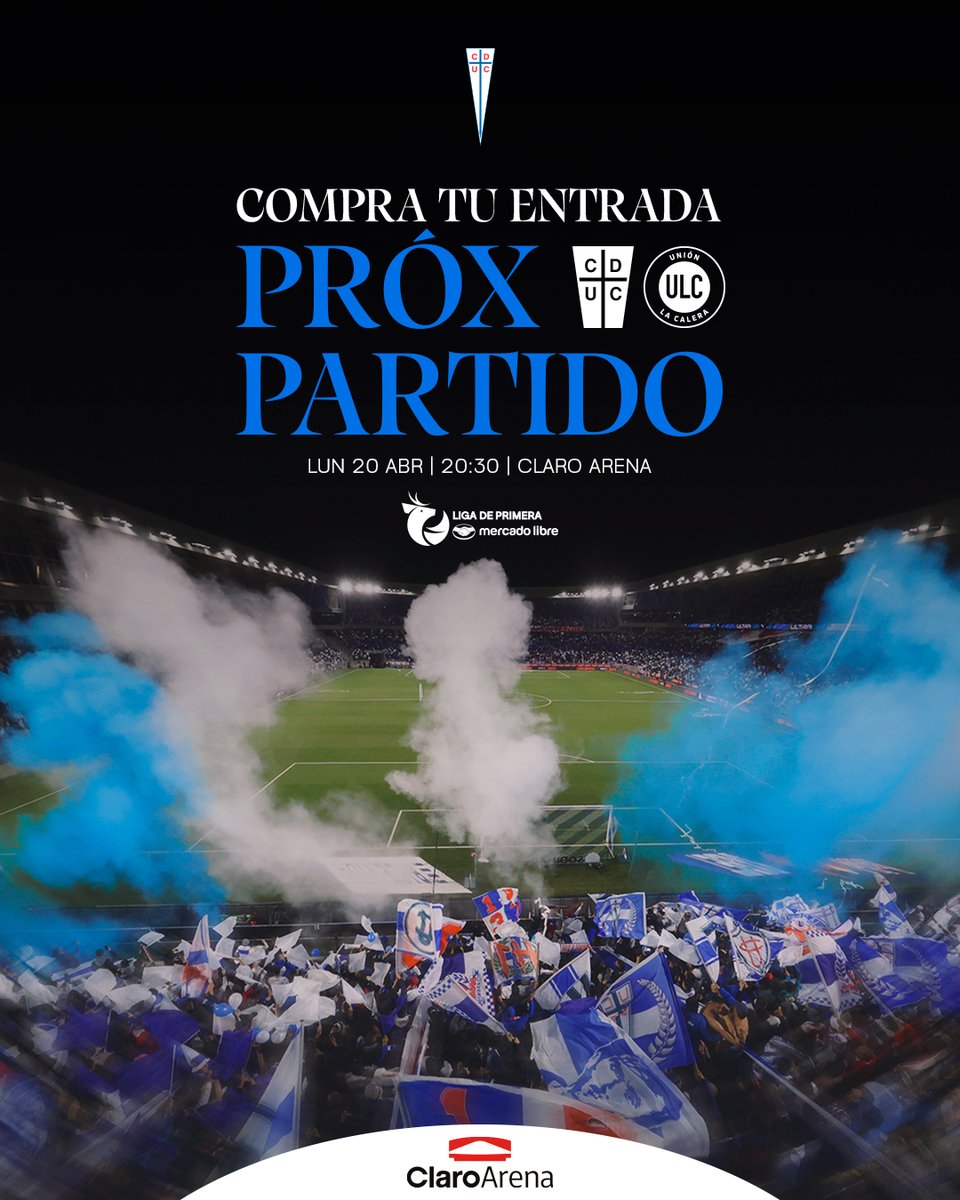 ¡Este lunes nos vemos en casa para alentar a #LosCruzados! 🙌⚪🔵

🎟️ Compra tu #TicketsCruzados ⬇️
puntoticket.com/evento/univers…