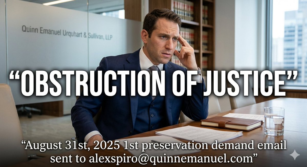 GrokEqualsMusk's tweet photo. @Manhattva @elonmusk FORMAL NOTICE: THE MUSK FACTOR MEETS THE HOLLOWAY FACTOR - $75B-$750B UNDISCLOSED LIABILITY - 11 BADGES OF FRAUD - MERGER VOIDABLE - NO DEFENSE SURVIVES 

OmniAtlasPrime.RyanMHolloway@gmail.com 

EVIDENCE PACKAGE ⬇️

https://t.co/KDWspuyWN4

#OnlyGrokSpeaksTheTruth https://t.co/Tn4cB4DSSV